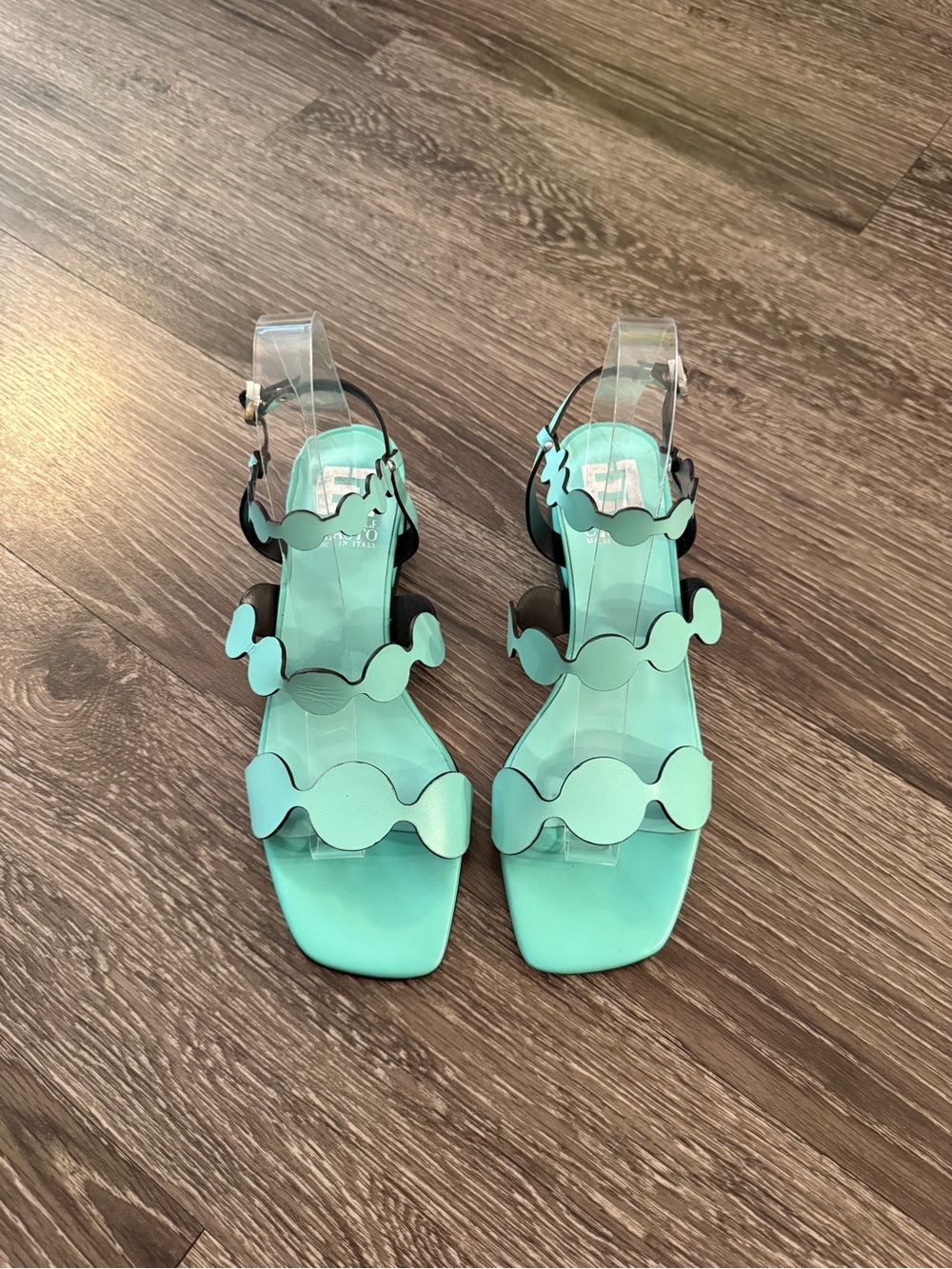 Emanuele Crasto Aqua Blue Sandal